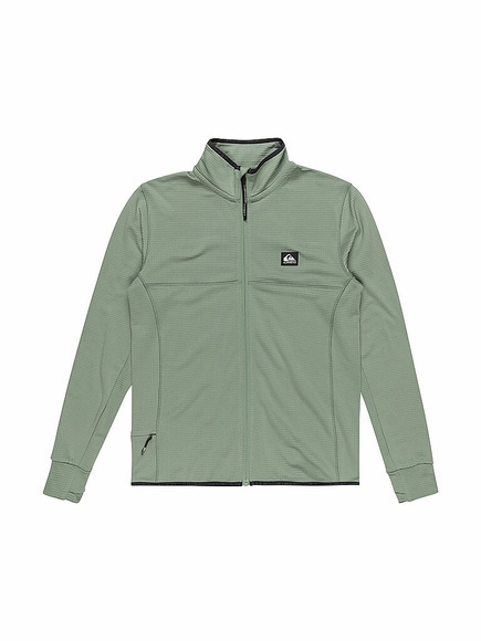 QUIKSILVER Herren Fleecejacke Steep Point grau | S
