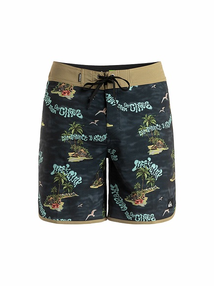 QUIKSILVER Herren Beachshort Surfsilk Scallop 18 schwarz | 31