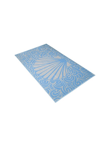 VOSSEN Badetuch Aqua Flow 100x180cm blau