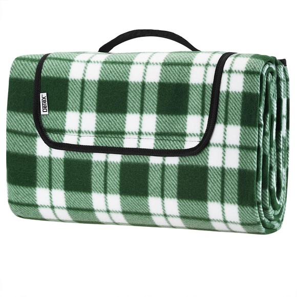 Picknickdecke Karo/Grün 2x2m