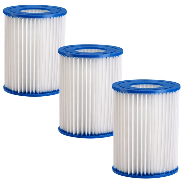 Filterkartusche 3er-Set Blau 8,9x7,9cm