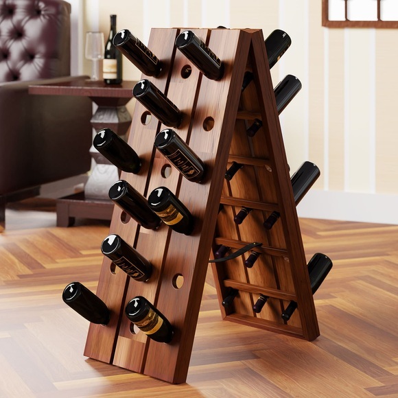 Klappbares Weinregal für 36 Flaschen im stilvollen Design