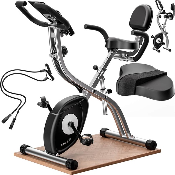 Heimtrainer Fahrrad Eagle 3 Klappbar mit Pulssensoren