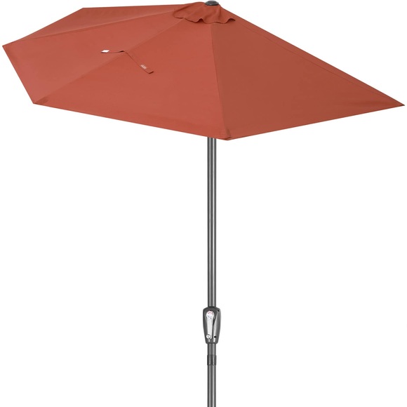 Terrassen-Sonnenschirm Terrakotta UV-Schutz 50+