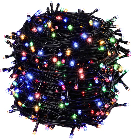 Lichterkette Weihnachten Bunt 40m