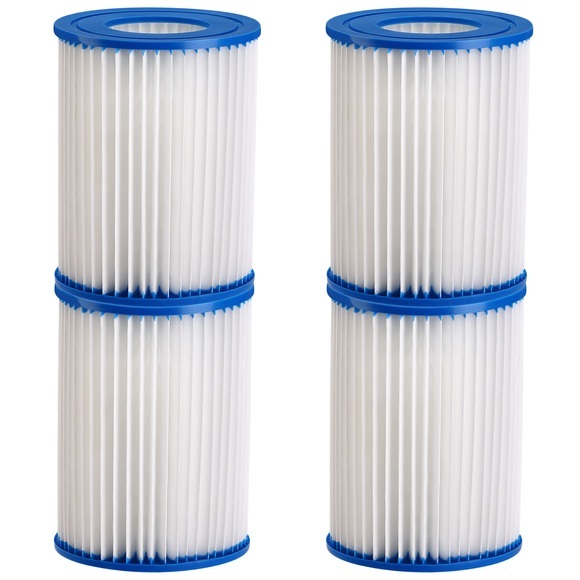 Filterkartusche 4er-Set Blau 8,9x7,9cm