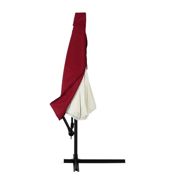 Abdeckung Ampelschirm Sonnenschirm Rot 3m