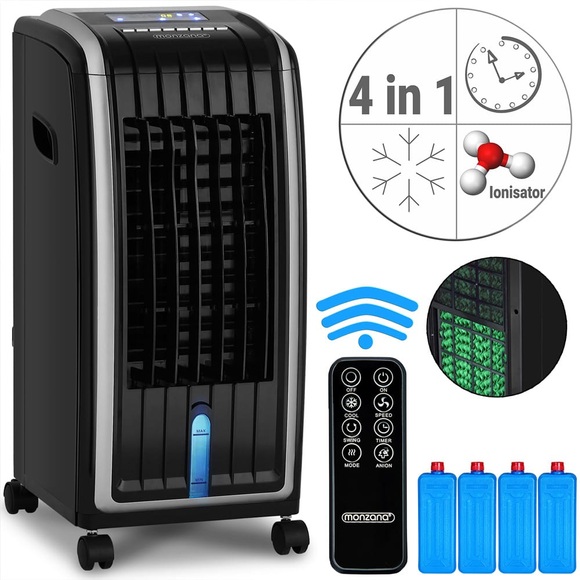 Mobiles Klimagerät Schwarz 5L