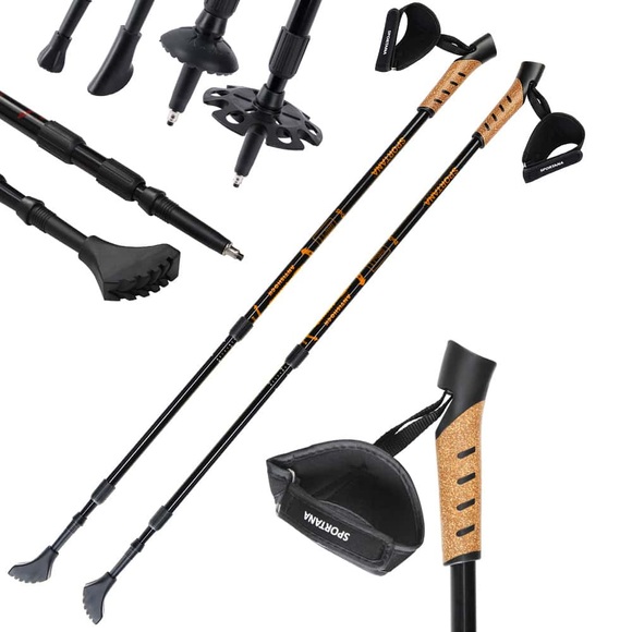 Deuba Sportana Nordic Walking Stöcke - orange