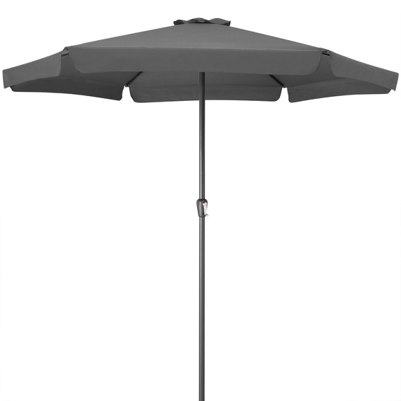 Detex Sonnenschirm Anthrazit Ø330cm UV-Schutz 50+