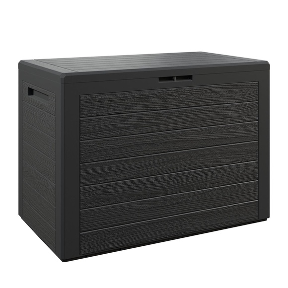 Deuba Auflagenbox Lille Anthrazit 78x43,8x55cm