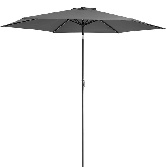 Detex Sonnenschirm Anthrazit Alu Ø300cm UV-Schutz 40+