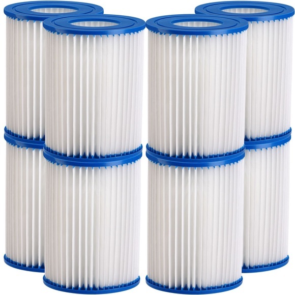Filterkartusche 8er-Set Blau 8,9x7,9cm