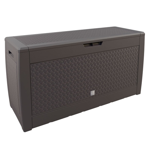 Deuba Auflagenbox Matuba Braun 119x48x60cm