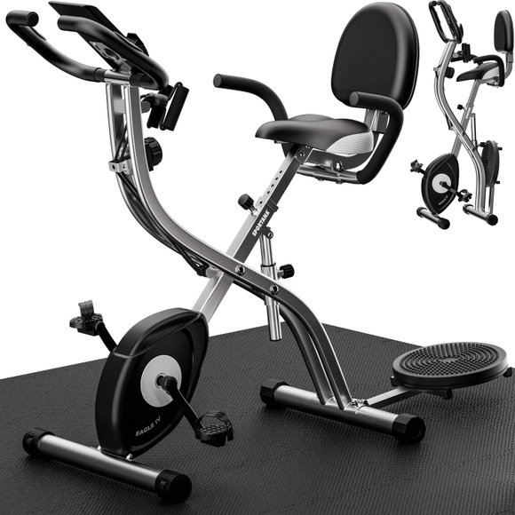 Heimtrainer Fahrrad Eagle 4 mit Pulssensoren App Kompatibel