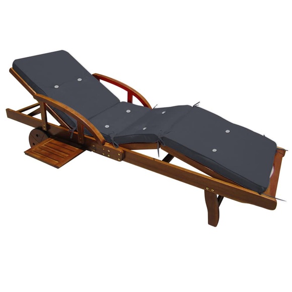 Detex Auflage Sunlounger Anthrazit 196x55x5cm