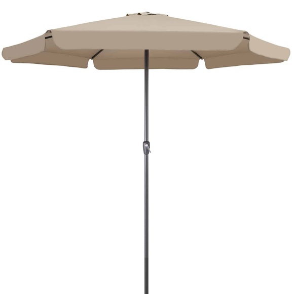 Detex Sonnenschirm Taupe Ø330cm mit Kurbel