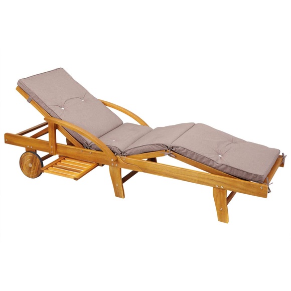 Detex Auflage Sunlounger Creme 196x55x5cm