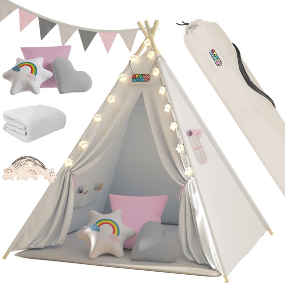 Tipi Spielzelt Rosa 165x127x122cm