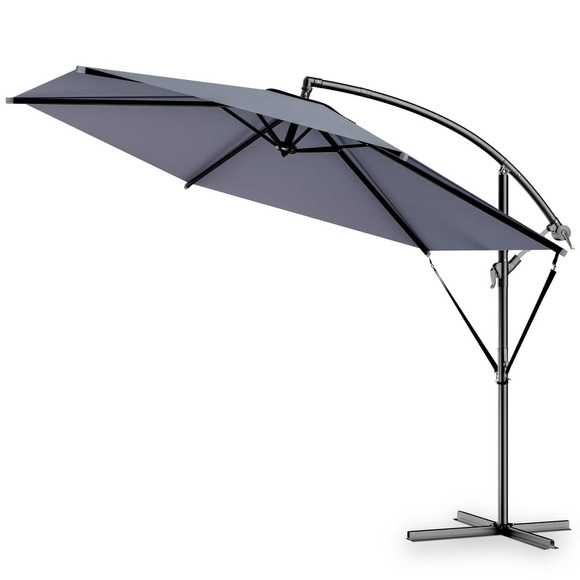 Kingsleeve Ampelschirm Alu Anthrazit Ø300cm