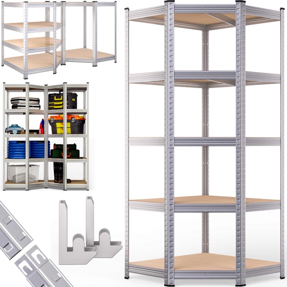Monzana ® Schwerlasteckregal 180x70x40cm verzinkt 875kg