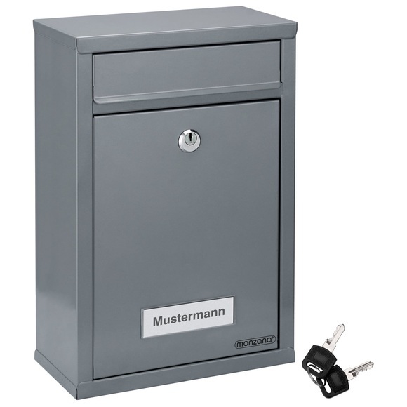 Deuba Briefkasten Silber 32x22x9cm