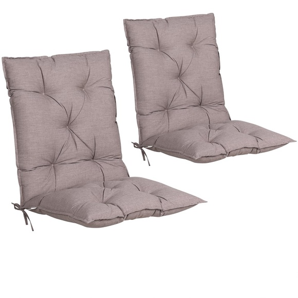 Detex Sitzauflagen 2er-Set Creme meliert 116x57x7cm
