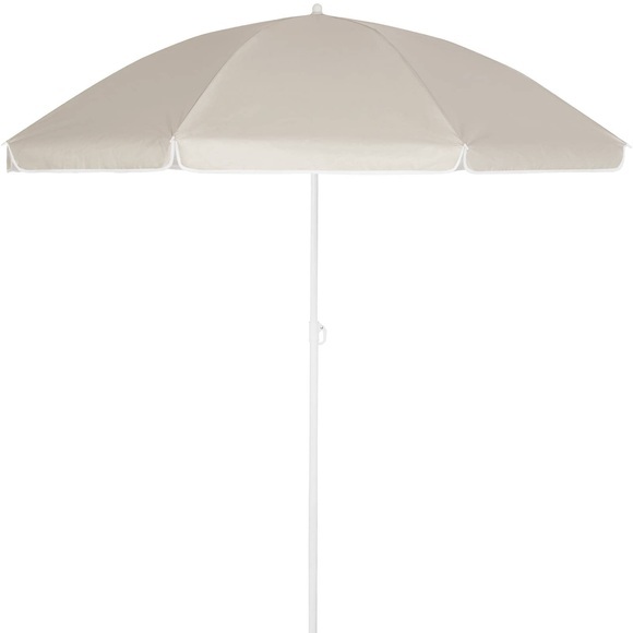 Kingsleeve Sonnenschirm Cyprus Beige 180cm Neigefunktion