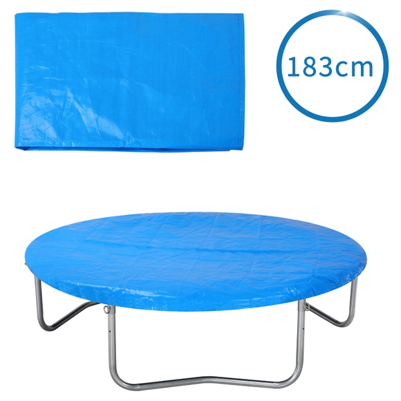 monzana Abdeckung Trampolin Blau Ø183cm
