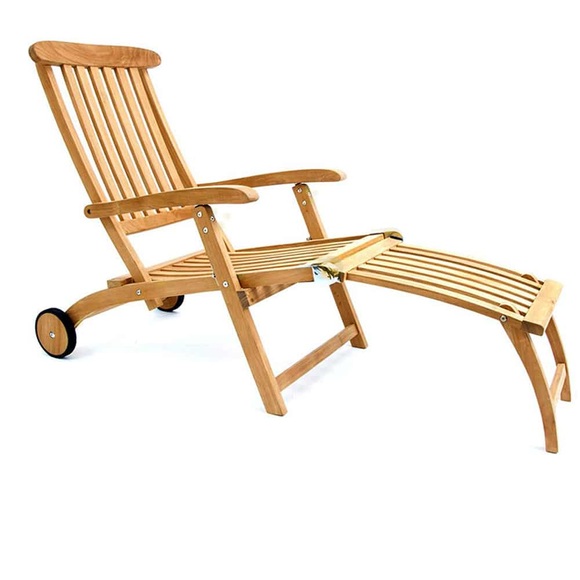Villeroy & Boch Villeroy & Boch Sonnenliege aus 100% Teakholz klappbar