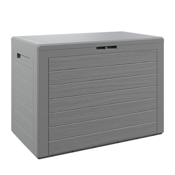 Deuba Auflagenbox Lille Grau 78x43,8x55cm