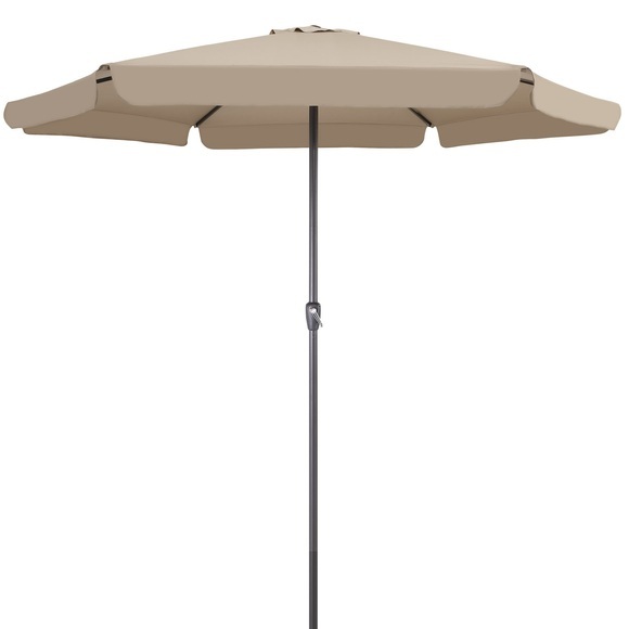 Detex Sonnenschirm Taupe Ø330cm mit Kurbel