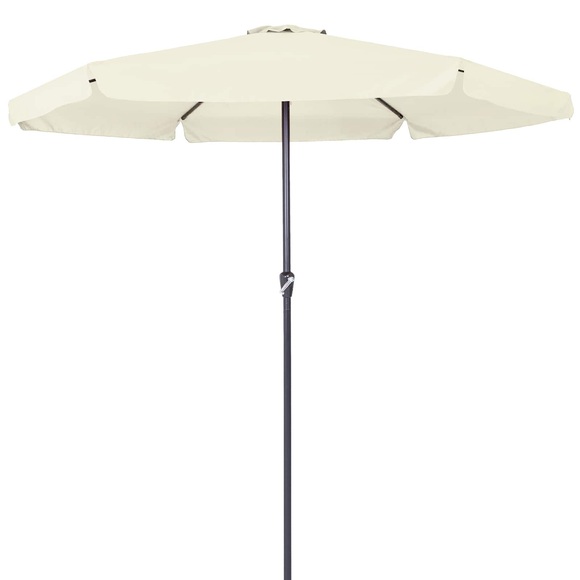 Kingsleeve Sonnenschirm Beige Ø330cm mit Kurbel
