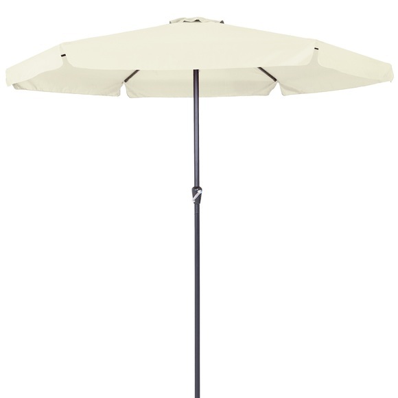 Kingsleeve Sonnenschirm Beige Ø330cm mit Kurbel