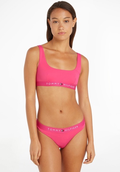 Tommy Hilfiger Swimwear Balconette-Bikini-Top »TH BRALETTE (EXT SIZES)«, mit Tommy Hilfiger-Branding