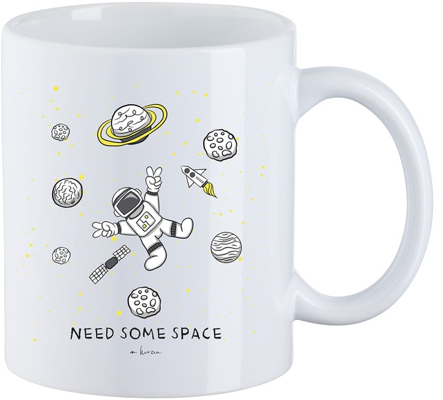 Need Some Space Tasse weiß