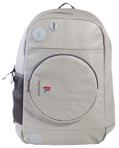 Playstation PS1 Rucksack grau