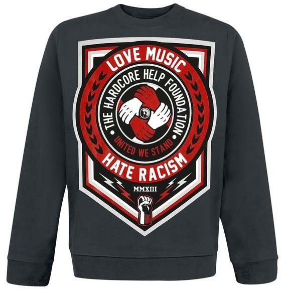 Hardcore Help Foundation Love Music Sweat-Shirt schwarz