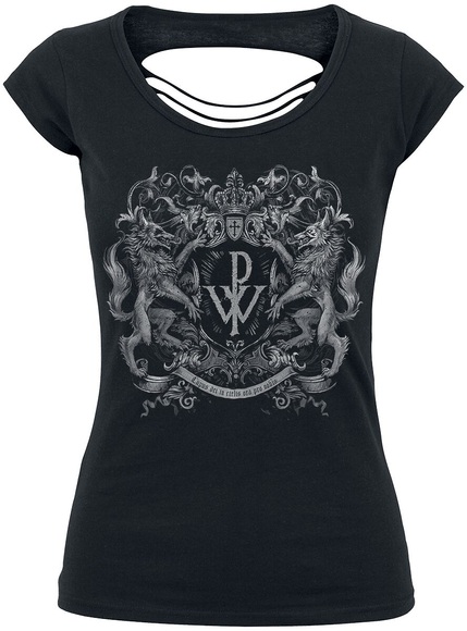 Powerwolf Crest Girl-Shirt schwarz