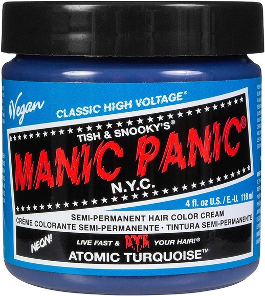 Manic Panic Semi-Permanent Hair Color Classic Atomic Turquoise (Haa...