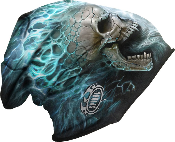 Spiral Flaming Spine Beanie schwarz