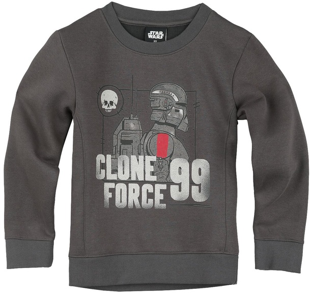 Star Wars The Bad Batch - Clone Force 99 Kinder-Sweatshirt dunkelgrau