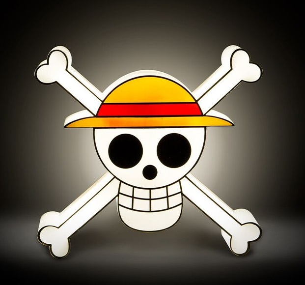One Piece Skull Lampe Lampe schwarz