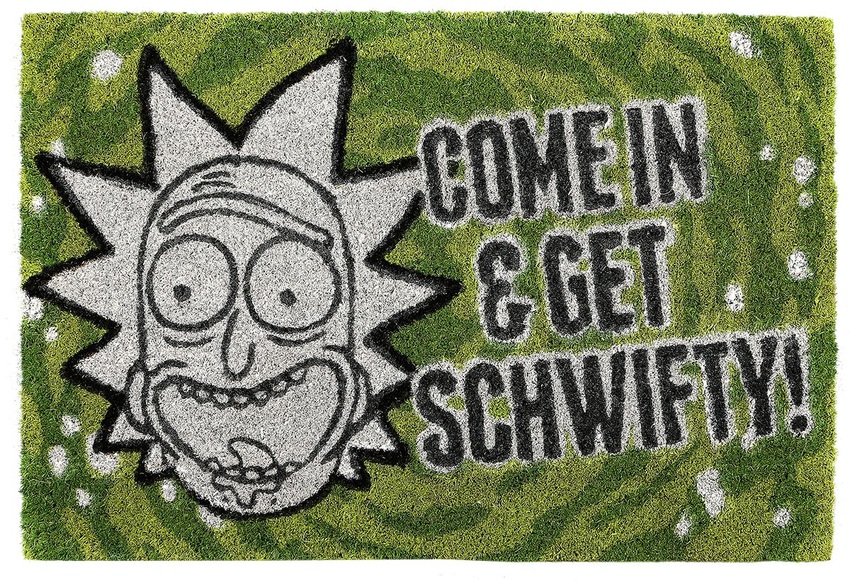 Rick And Morty Get Schwifty Fußmatte Mehrfarbig