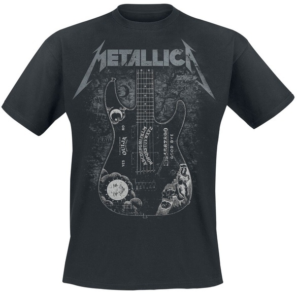 Metallica Hammett Ouija Guitar T-Shirt schwarz