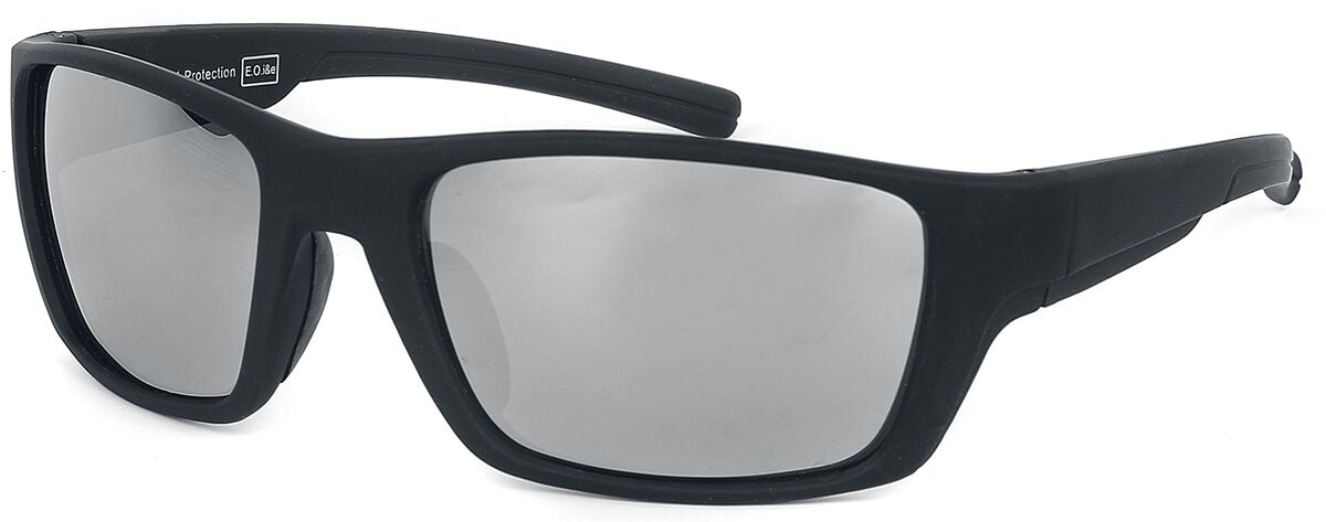 Sport Matt Schwarz Sonnenbrille schwarz