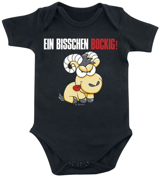 Ein bisschen bockig Body schwarz