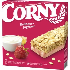 CORNY Classic Riegel Erdbeer Joghurt, 150 g