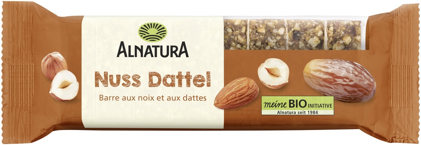 Alnatura Bio Nuss Dattel Fruchtschnitte 75G