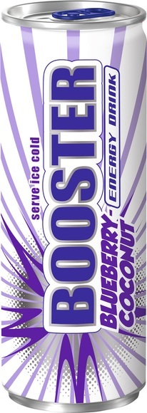 Booster Energydrink Blueberry-Coconut 0,33L